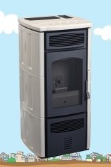 SOBA DE AER CALD SI FUNCTIONARE CU PELLET MODEL FAVOLA - SOBA DE AER CALD SI FUNCTIONARE CU PELLET MODEL FAVOLA